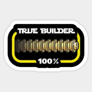 True Builder Achievement Sticker